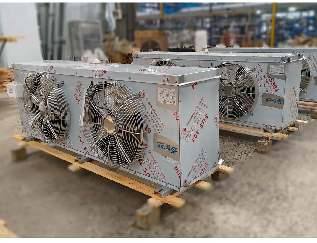 Refrigeration Unit Customizable Refrigerating Capacity 16kw Stainless Steel Evaporator Air Cooler Cooling Area 80 Square Meters