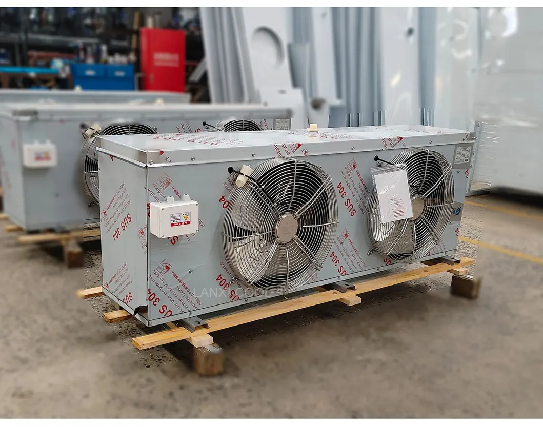 Refrigeration Unit Customizable Refrigerating Capacity 16kw Stainless Steel Evaporator Air Cooler Cooling Area 80 Square Meters