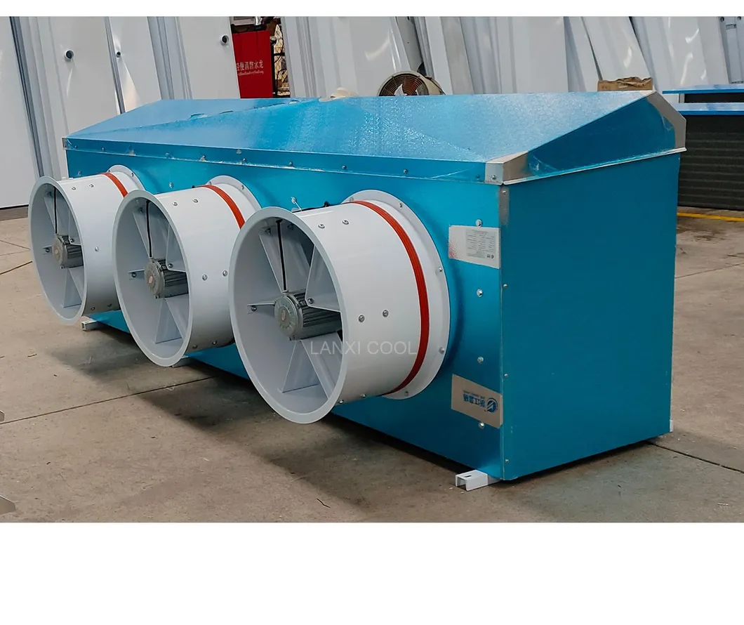 Stainless Steel Shell Side Blow Evaporator Unit Cooler for Cold Room for Fruit and Vegetables and Seafood 5