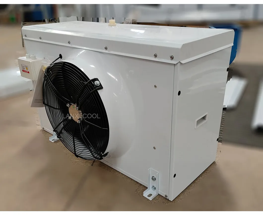 Stainless Steel Shell Side Blow Evaporator Unit Cooler for Cold Room for Fruit and Vegetables and Seafood 4