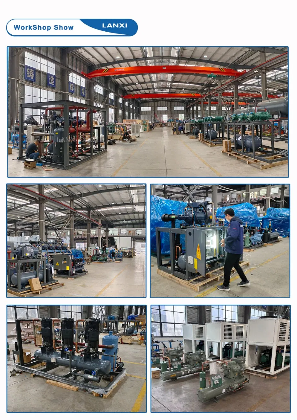 Industrial Air Cooled Famous Compressor Refrigeration Part Condensing Unit for Cold Room 8