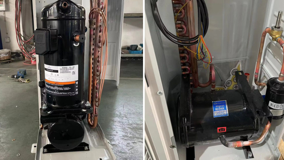 Cold Room Scroll Condensing Unit Compressor For Supermarket