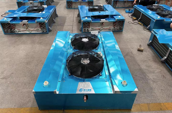 Lanxi Industrial Air Cooler Double Side Blow Unit Cooler Rooftop Evaporator For Vegetable Cold Storage