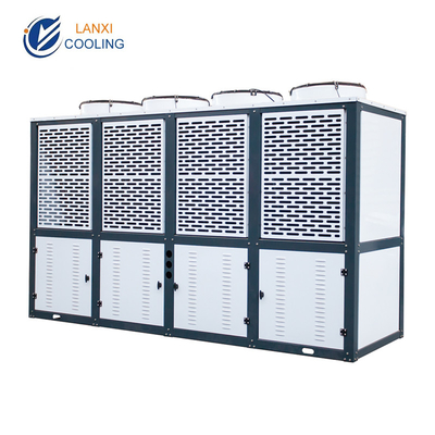 Meat cold room refrigeration unit Box V/W Type Air Cooled Condenser with fans refrigeration air cooled condenser