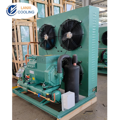 Air Cooled Piston Semi-Hermetic Reciprocating Refrigeration Compressor Condensing Unit for Cold Storage Room
