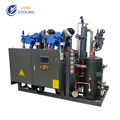 Refcomp Double Parallel Screw Compressors Condensing units Refrigeration System for Low Temperature Room