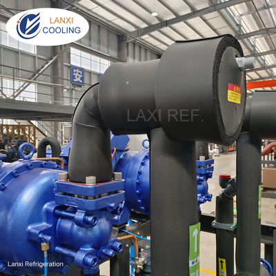 Refcomp Double Parallel Screw Compressors Condensing units Refrigeration System for Low Temperature Room