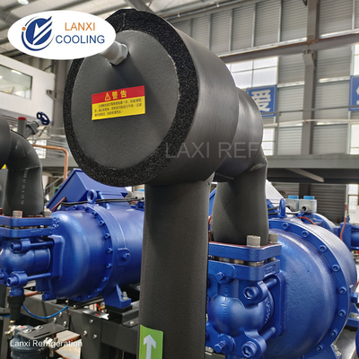 Refcomp Double Parallel Screw Compressors Condensing units Refrigeration System for Low Temperature Room