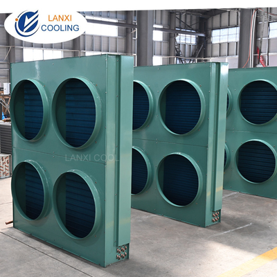 Refrigeration Condenser Unit H Type Air Cooled  Condenser For Cold Room system