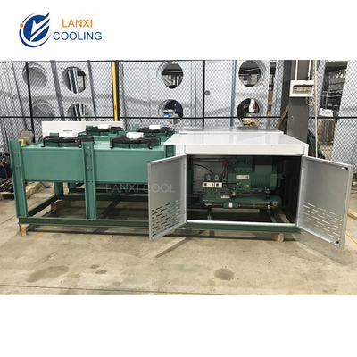 H Type Air Cooled Condensing Unit Bitzer Compressor Freezer   Refrigeration Unit Energy-Saving Cold Room