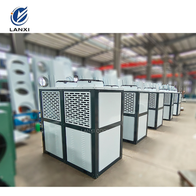 Air Cooled Condenser in Box for Cooling Unit Parts with V Type Heat Exchange Coil