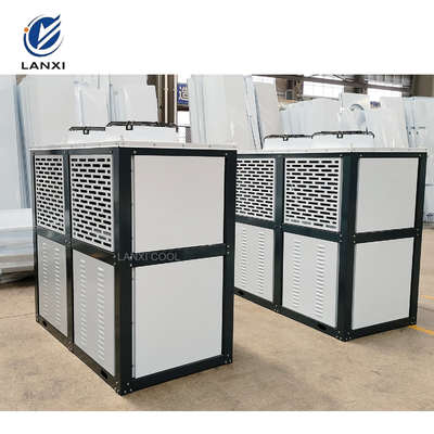 Air Cooled Condenser in Box for Cooling Unit Parts with V Type Heat Exchange Coil