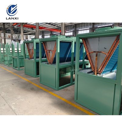 Air Cooled Condenser in Box for Cooling Unit Parts with V Type Heat Exchange Coil