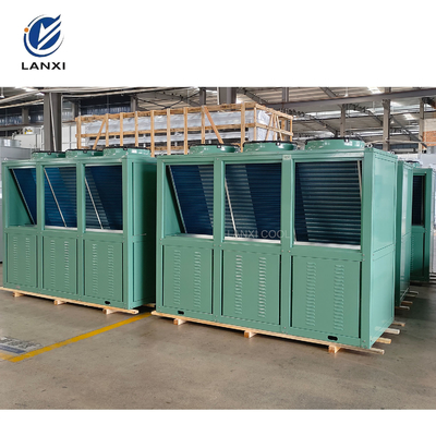 Air Cooled Condenser in Box for Cooling Unit Parts with V Type Heat Exchange Coil