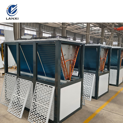 up Flow Box Type Air Cooled Condenser for Cold Storage Equipment Condensing Unit Refrigeration System Unit