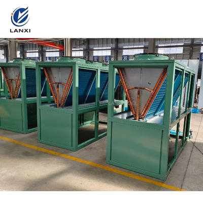 up Flow Box Type Air Cooled Condenser for Cold Storage Equipment Condensing Unit Refrigeration System Unit
