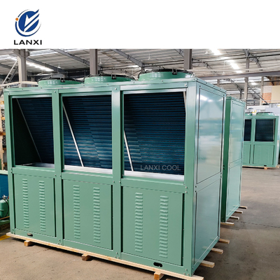 up Flow Box Type Air Cooled Condenser for Cold Storage Equipment Condensing Unit Refrigeration System Unit