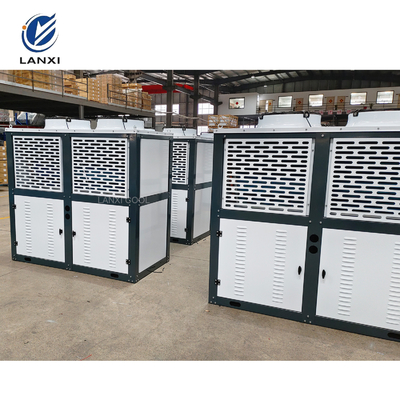 up Flow Box Type Air Cooled Condenser for Cold Storage Equipment Condensing Unit Refrigeration System Unit