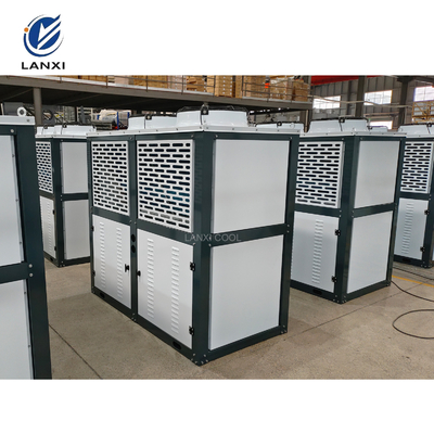 up Flow Box Type Air Cooled Condenser for Cold Storage Equipment Condensing Unit Refrigeration System Unit