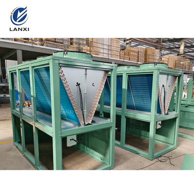 Up Flow Box Type Air Cooled Condenser for Cold Storage Equipment Condensing Unit Refrigeration System Unit