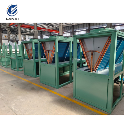 Up Flow Box Type Air Cooled Condenser for Cold Storage Equipment Condensing Unit Refrigeration System Unit
