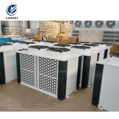 Two Fans Outer Rotor Box Type 8HP10HP12HP15HP18HP Refrigeration Unit R404 R22 R507 Medium-High Temperature Condensing Unit