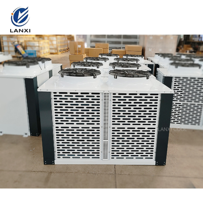 Two Fans Outer Rotor Box Type 8HP10HP12HP15HP18HP Refrigeration Unit R404 R22 R507 Medium-High Temperature Condensing Unit