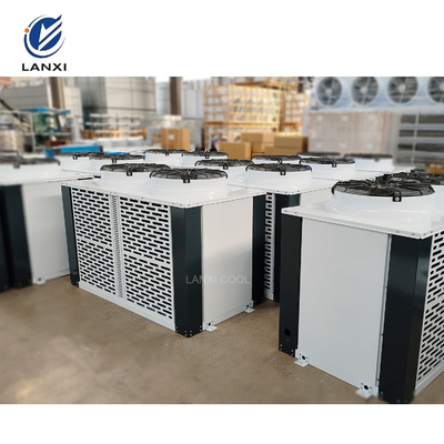 Customized 8HP Horizontal Air Cooled Box Type Refrigeration Condensing Unit for Vegetable Cold Room Storage with Scroll Compressor