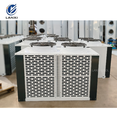 Customized 8HP Horizontal Air Cooled Box Type Refrigeration Condensing Unit for Vegetable Cold Room Storage with Scroll Compressor
