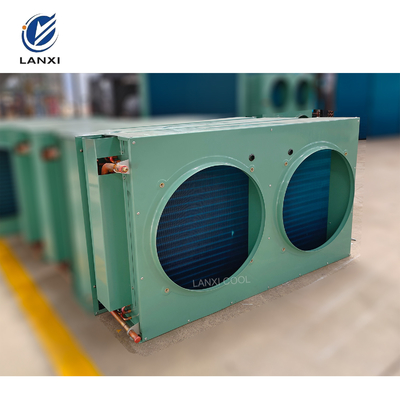 H Type Air Condenser FNH-49 Factory 3HP 5HP 6HP 10HP Air Cooled Condenser Side Blowing Condenser Coil with Fans