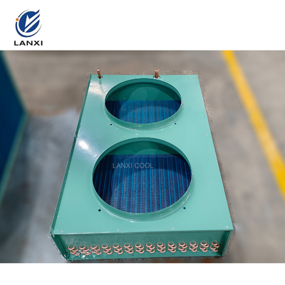 H Type Air Condenser FNH-49 Factory 3HP 5HP 6HP 10HP Air Cooled Condenser Side Blowing Condenser Coil with Fans