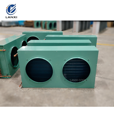 H Type Air Condenser FNH-49 Factory 3HP 5HP 6HP 10HP Air Cooled Condenser Side Blowing Condenser Coil with Fans