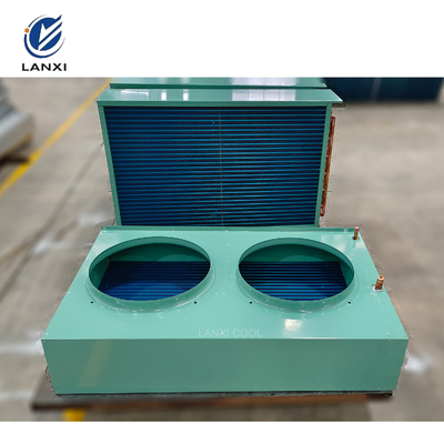 H Type Air Condenser FNH-49 Factory 3HP 5HP 6HP 10HP Air Cooled Condenser Side Blowing Condenser Coil with Fans