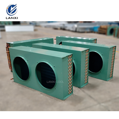 R290 R22 R404 Cold Room Used Medium Temp 30hp 25hp 5hp Condenser Aluminum Finned Heat Exchanger