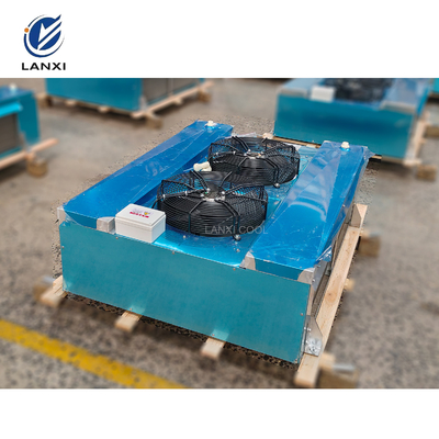 Food Processing Room and Workshop Used Refrigeration Unit Double Side Blowing Outlet Evaporator Unit with Softer Air out