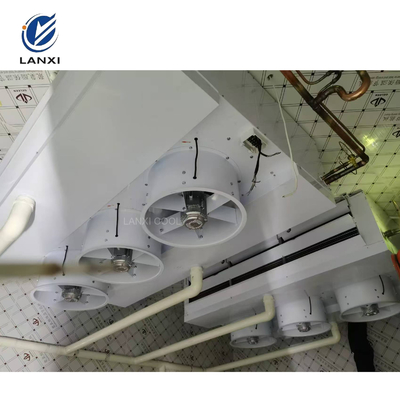 Food Processing Room and Workshop Used Refrigeration Unit Double Side Blowing Outlet Evaporator Unit with Softer Air out