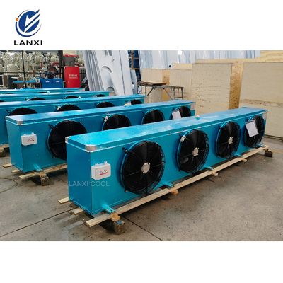 Four Axial Fan Aluminum Fins Copper Tube Cold Room Air Cooler Evaporator for Refrigeration System