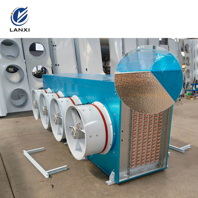 High Quality Professional Cold Room Use Energy-Saving High Power Air Cooler Evaporator for Chiller Heat Exchanger with Embossed Aluminum Sheet Casing
