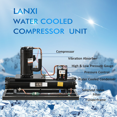 Emerson 12HP Copeland Scroll Compressors Condensing units Water cooled for  Refrigeration System Coldroom