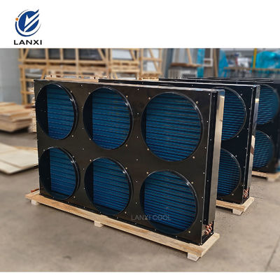 Competitive Price Energy Saving Industrial H Type Air-Cooled Condenser Cooler Industrial Refrigeration Equipment Condenser for Condensing Units