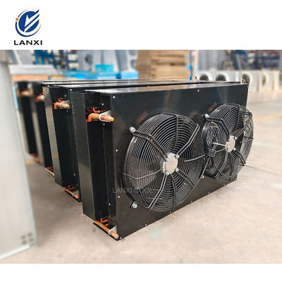 Competitive Price Energy Saving Industrial H Type Air-Cooled Condenser Cooler Industrial Refrigeration Equipment Condenser for Condensing Units