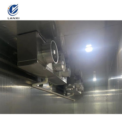 Powerful Manufacturer Stainless Steel Ceiling Mounted Cold Storage Evaporator with Duct Fan Motor High Air Volume Refrigeration Part