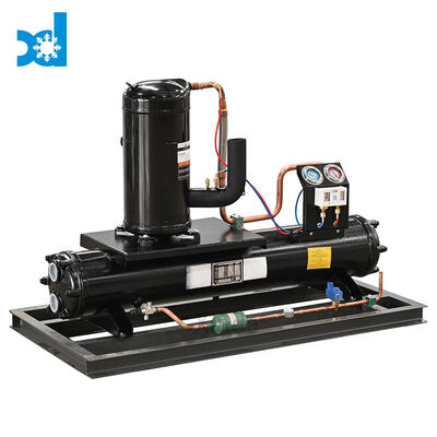 Emer-son Copeland Scroll Compressor Unit High-Performance 12 HP Low Temperature Water-Cooled Condensing Unit