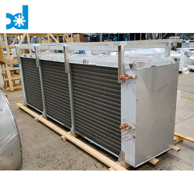8-10-15HP Stainless Steel Shell Air Cooler Evaporator Energy-Saving Ceiling-Mounted for Cold Room Storage and Air Conditioning