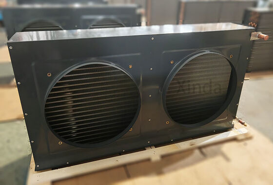Side Blowing Condenser Coil H Type Condenser Air Cooled Condenser For Condensing Unit Ice Machine