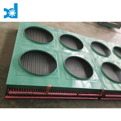 V Type Air Cooled Condenser for Cold Room Horizontal Outlet Condenser 10HP/15HP/20HP Blue Grey Black White Color