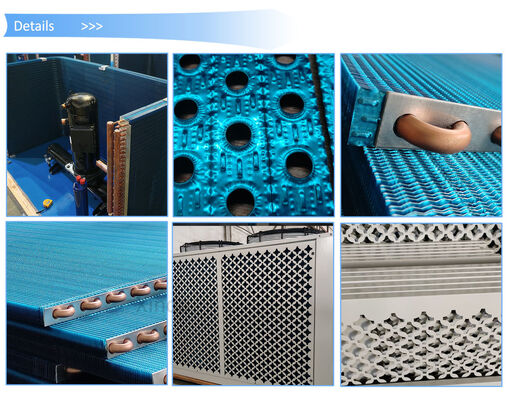 6-10-15-20HP Air Cooled U Box-type Condensing Unit Condenser Unit with E-merson Scroll or Piston Compressor Unit for Refrigeration System