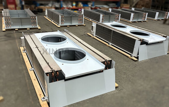 Food Processing Room and Workshop Used Refrigeration Unit Double Side Blowing Outlet Evaporator Unit with Softer Air out