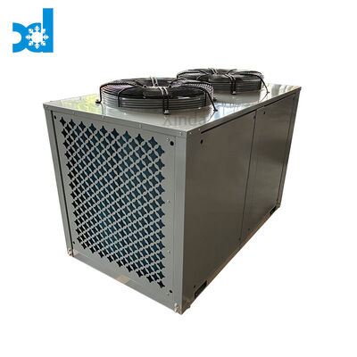 Wholesale U-Shaped Box Type Integrated Roof Air Outlet Air Cooled Condenser Fan Condensing Unit New Condition for Refrigeration System