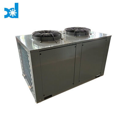 10HP Box Type Air-cooled Condenser Unit With Discharge Upwards For Small Footprint Copeland Compressor Condensing Unit